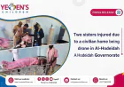 Two Young Sisters Injured in Houthi Drone Strike on Civilian Home in Al Hudaydah Governorate