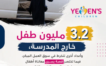 أطفال اليمن خارج مقاعد الدراسة.. طفولة في مواجهة الفقر وقسوة المناخ.