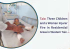 Taiz: Three Children and a Woman Injured by Sniper Fire in Residential Areas in Western Taiz